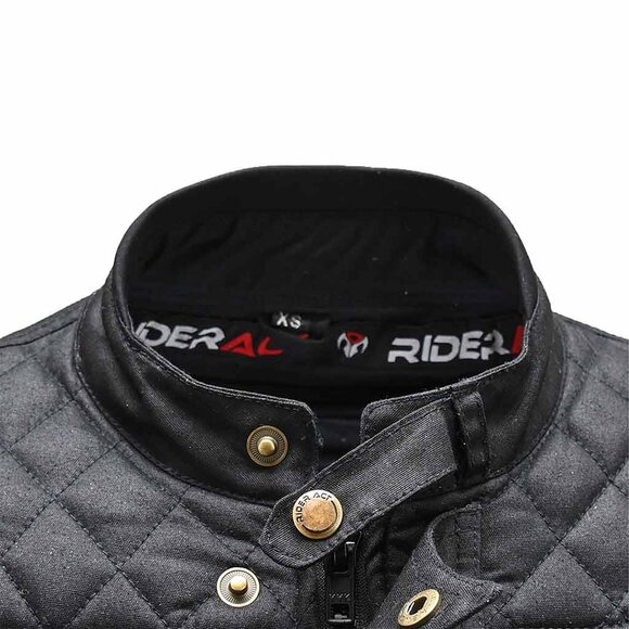 RIDERACT® Cotton Textile Men Jacket With Armors Waterproof Motorbike Jacket NEW - Picture 5 of 8